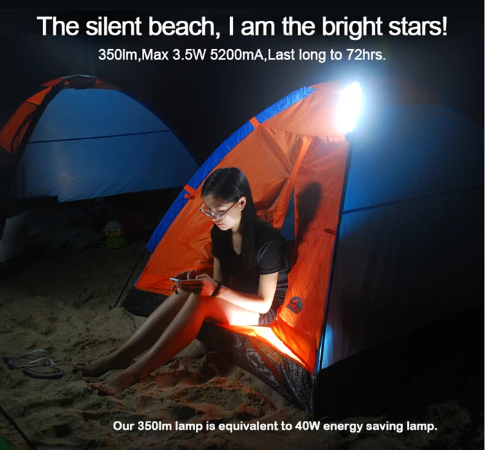 UYLED Q7 Outdoor Camping Gears Waterproof Rechargeable Led Emergency Light Lamp