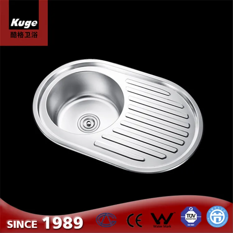 Cuenco Redondo Individual Para Cocinas,Lavabos De Acero Inoxidable