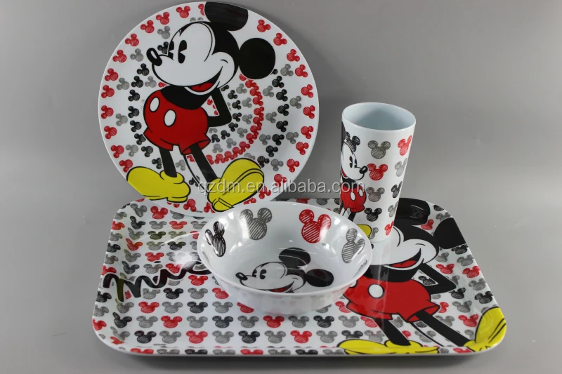 Factory supplies Melamine Dinnerware set Plastic Tableware set