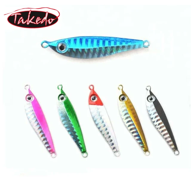 TAKEDO 威海 LY03 5 グラム 8 グラム 12 グラム 18 グラムイワシ釣りリードルアー小さなジギングレーザー金属ジグルアー