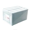 pp wholesale household bedroom using multifunctional small size 39L square plastic drawer storage cabinets