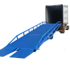 Adjustable CE ISO approved 6-15ton hydraulic cylinder used mobile truck container load unload dock yard ramp for sale