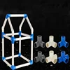 furniture grade plastic multiple connector PVC corner elbow tee DIY frame pipe fittings
