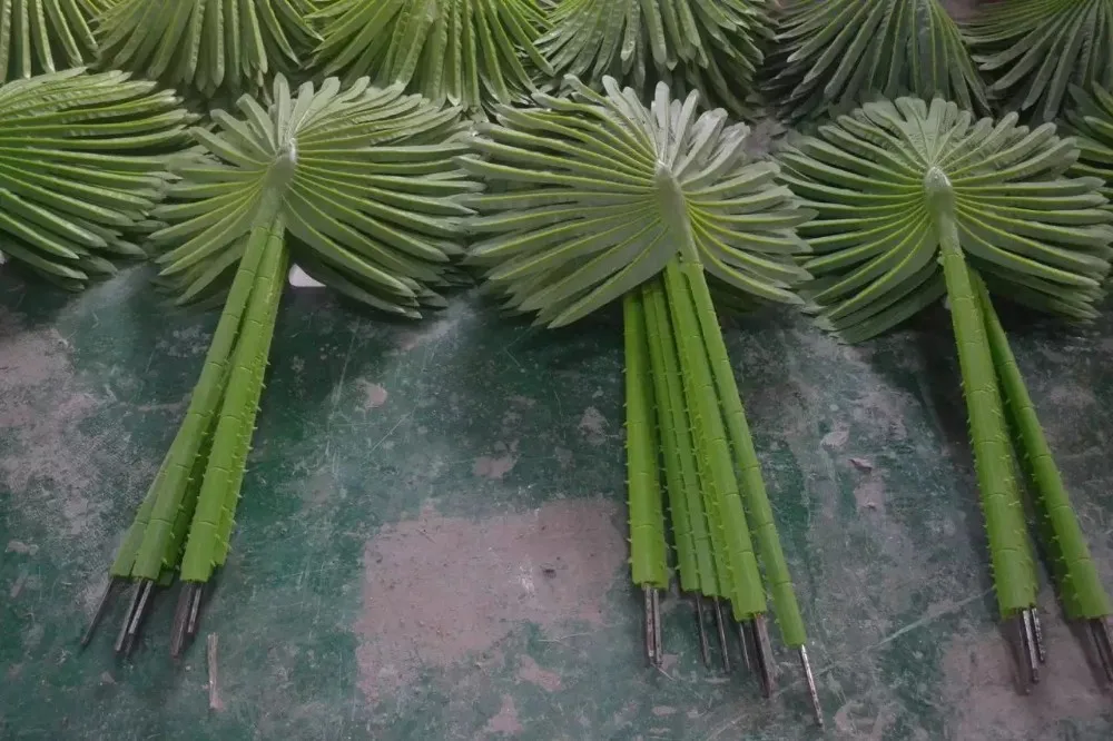 Outdoor Artificial Palm Tree Branches Buy Tropical Palm Leaves