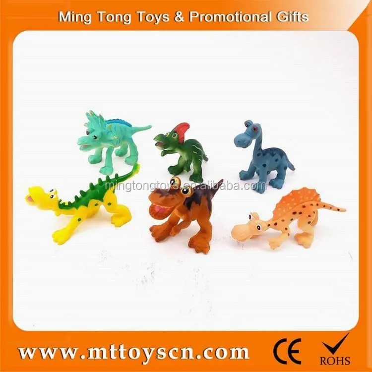Kualitas Tinggi Jenis Dinosaurus Kartun Kebun Binatang Mini Set Mainan