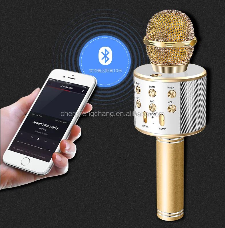 Ws858 Q7 Q9 Wireless Microphone Professional Karaoke Micro Microphone Handheld Wireless