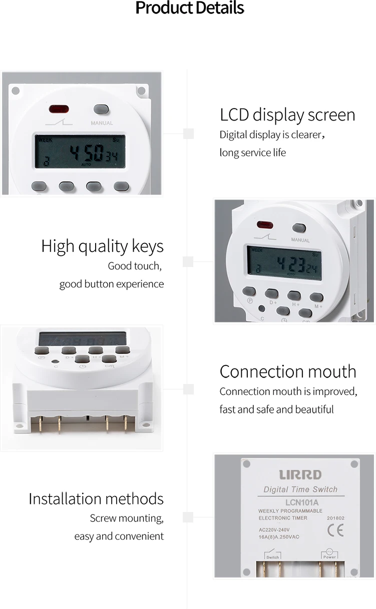 Small Automatic Auto Off And On Air Conditioner Timer Switch Buy Air