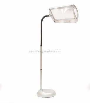 Balanced Spectrum Lighted Magnifier Floor Lamp Full Page