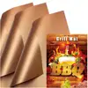Dishwasher BBQ Grill Splatter Mat Copper Chef Grill And Bake Mats