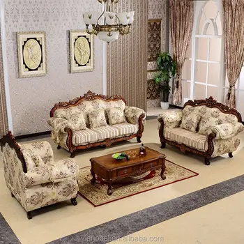 Homey Design Furniture Victoria European Sofa And Loveseat Armchair Fl Print Fabric View V P Product Details From Shenzhen