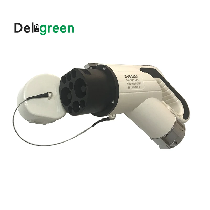 Duosida 750V 250A Electric DC Male Plug Connectors for EV Charge Charging Station