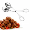 Rice-meat dumplings making device of high-grade stainless steel clamp mold DIY Shrimp balls float Rice-meat kitchen tool