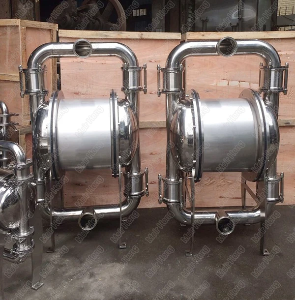 Qbw Stainless Steel 304/316 Sanitary Pneumatic A.o.d.d. Diaphragm Pump Food Grade Liquid