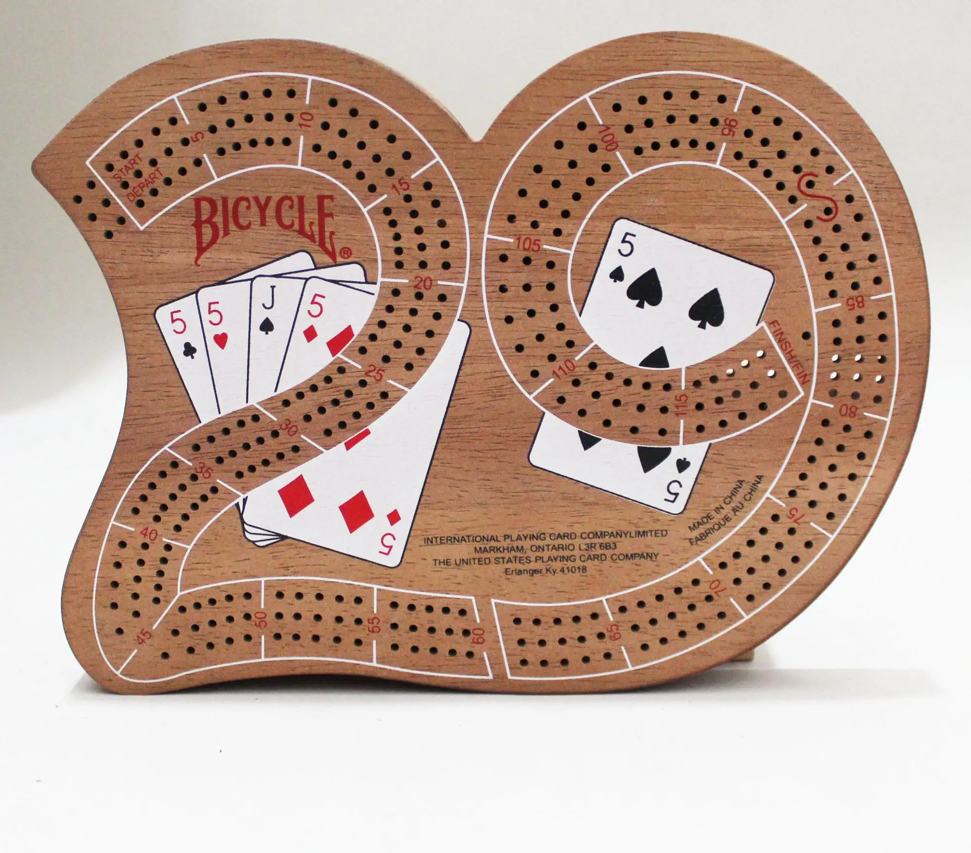 3 Tracks Wooden Cribbage Board Game With Pegs Buy Cribbage Board