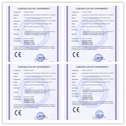 CE ROHS certificate