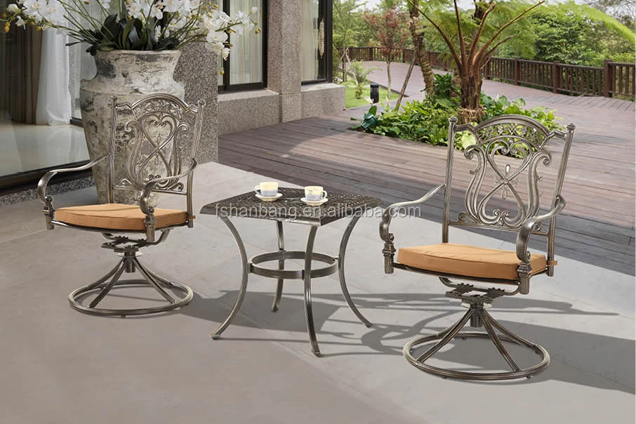 Premium Quality Garden Patio Terrace Deck Cast Aluminum Bronze