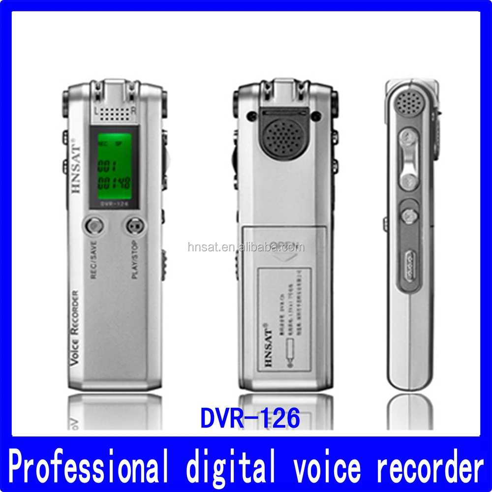 Factory Selling journalist audio recorder,tape recorder Hnsat DVR-126