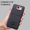 Solid full protective TPU soft case with carbon fiber on camera webcam for galaxy s8 s8 plus iphone8 TPU cover