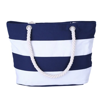 beach tote with rope handles