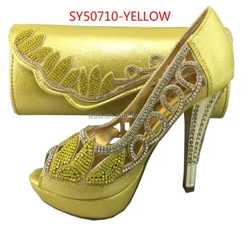 Nigeria Party Wedding Bridal Thin High Heel Wedding Shoes Sy50710 5