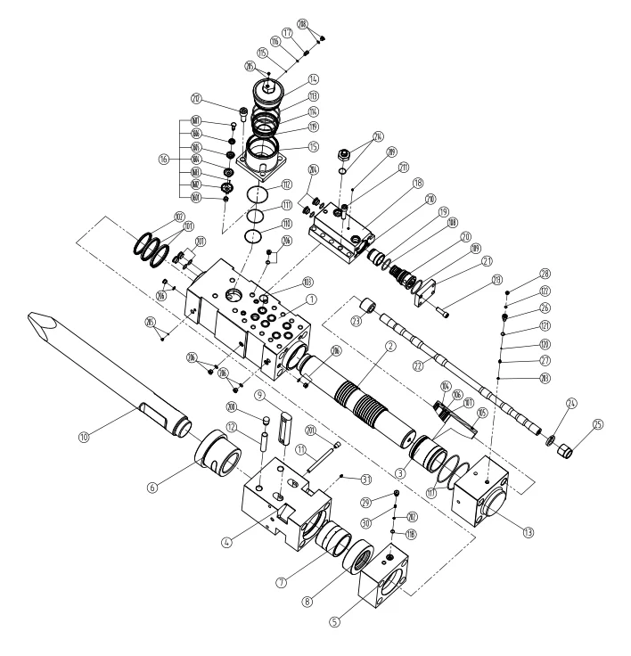 Side Type Hydraulic Breaker For Excavator/hydraulic Hammer Buy