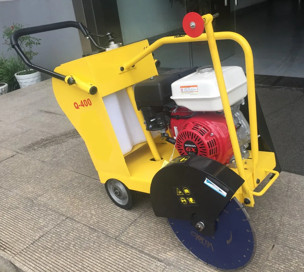 1400w Concrete Cutter Saw,Concrete Wet Saw Cutter,Surrounding Front Handle,Hand Pulled Spring Start,Cutting Cement Blocks, Stones, Asphalt Pavement