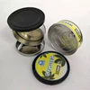 100ml Pressitin self seal 3.5g Tin Can with Plastic Clear or Black lids