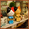 Azakka Furnishing Articles Welcome Home Creative Gifts Nordic Animals Painted Carved Wooden Solid Wood Cat