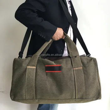 custom canvas duffle bags