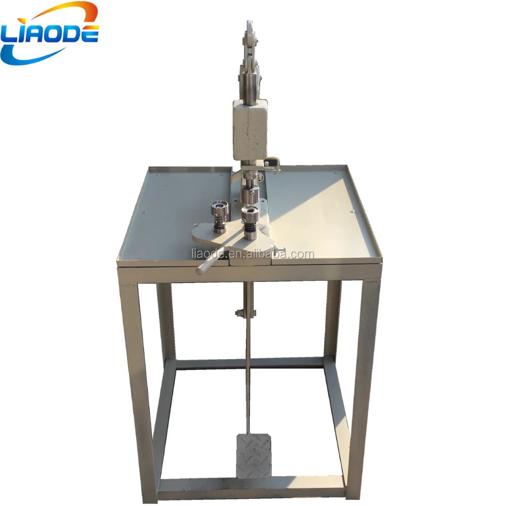 manual fabric cover button machine