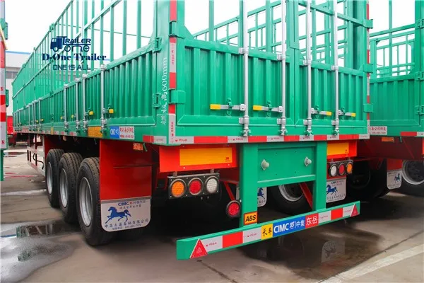 Chinese best selling 35/40ton cargo semi trailer used trailers trucks