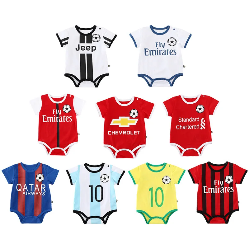 Hot Selling Messi Football Baby Clothes Fashion Baby Boy Romper - Buy