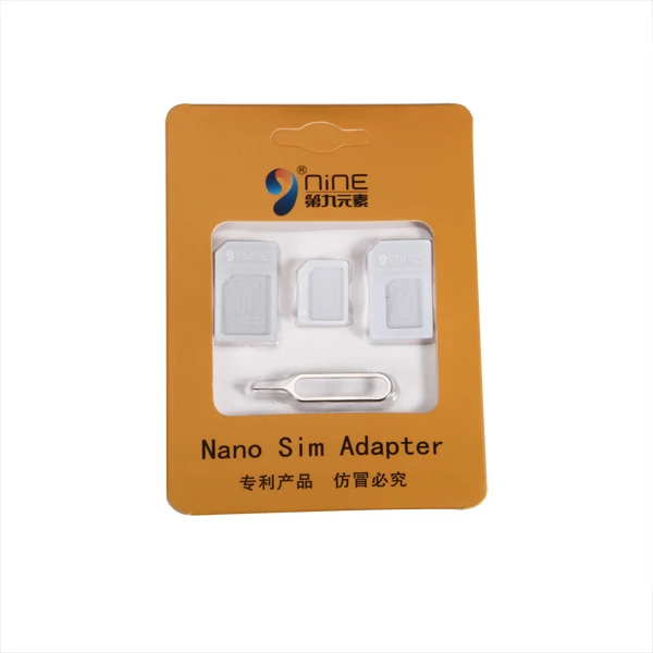 Universal Use 4 In 1 SIM Adapter Nano To Micro Mini SIM Card For Phones Universal Use 4 In 1 SIM Adapter Nano To Micro Mini SIM Card For Phones