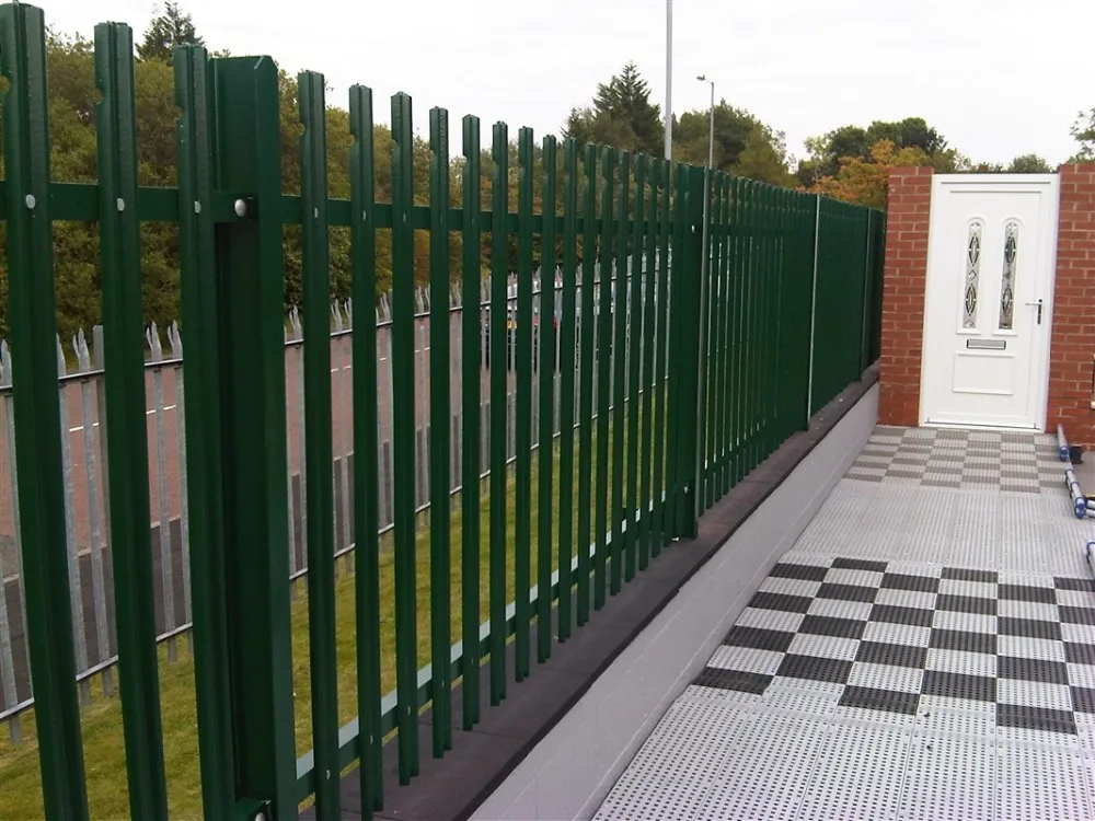 Security Gate Design / Fence Steel Posts / Industrial Security Fence
