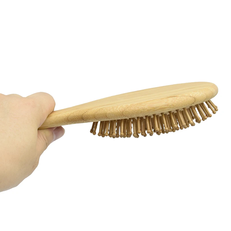 Paddle Brush Staticfree Wooden Handle Hair Brushes Massage Wholesale Size 24*8cm Round Hair