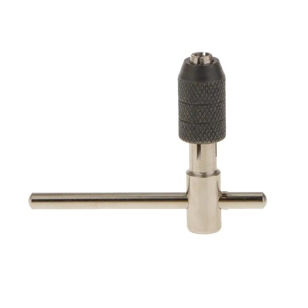 MagiDeal M3-M6 1/8-1/4 T-Handle Reversible Ratchet Tap Wrench Tapping Threading Tool