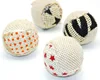 Free Shipping 4pcs/pack Ball Funny Cat Toy Interactive Cat Toys Play Chewing Rattle Scratch Catch Pet Kitten Cat Exrecise Toy Ba