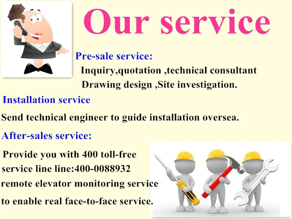 our service