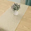 High Quality Table Runner Easy to Clean Indoor/Outdoor Crossweave Woven Vinyl Table Runner, China Supplier