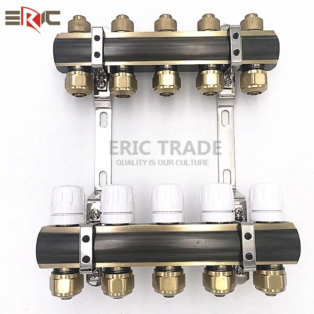 Underfloor Heating Distribution Manifold Hvac Water Heating System With