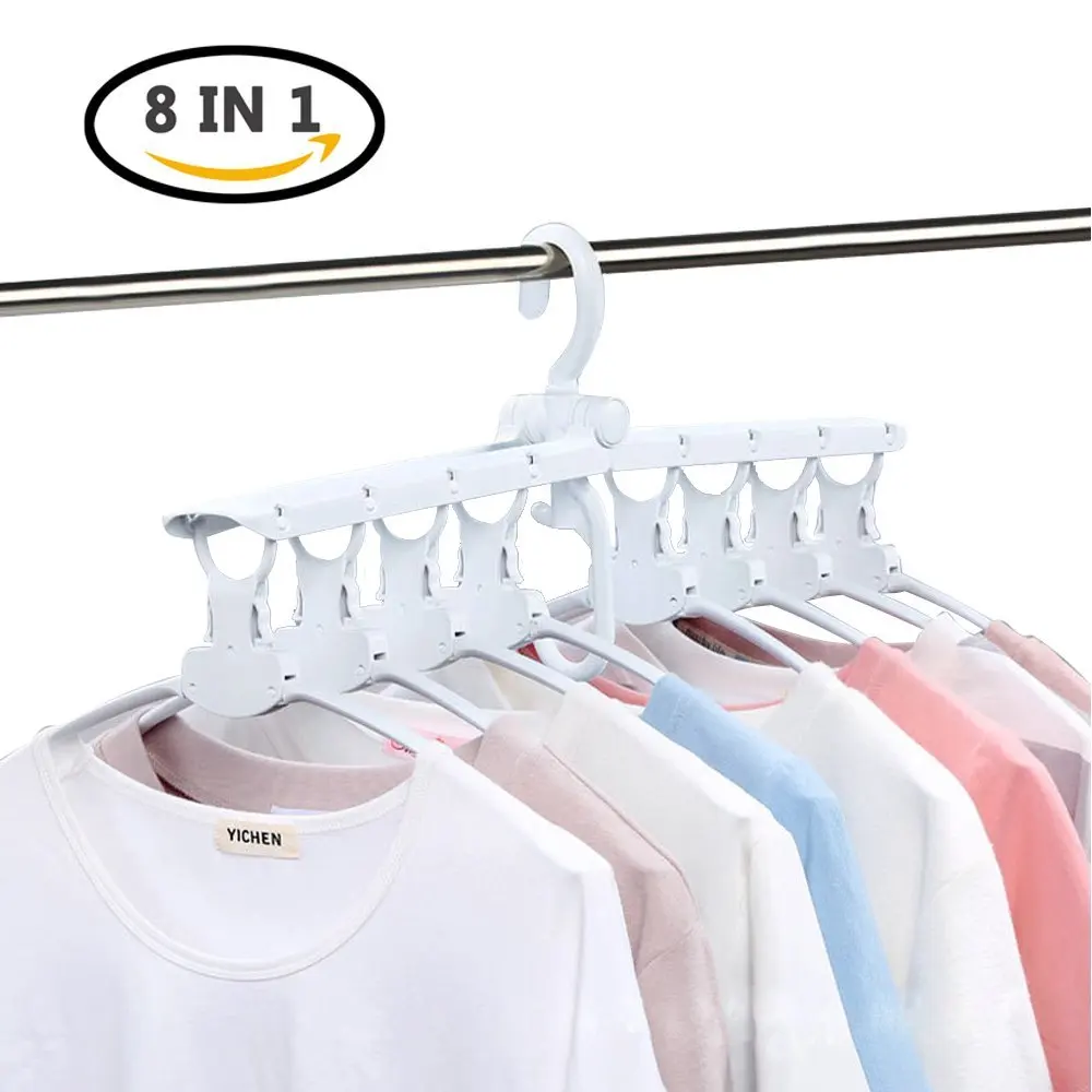 10pcs non-Slip Metal Hangers Space saving clothes Hangers Drying Rack for Shirts Sweaters Dress(Grey)