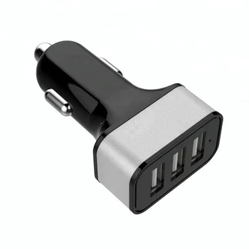 Multi Port 3in1 Car Charger For Tablet 