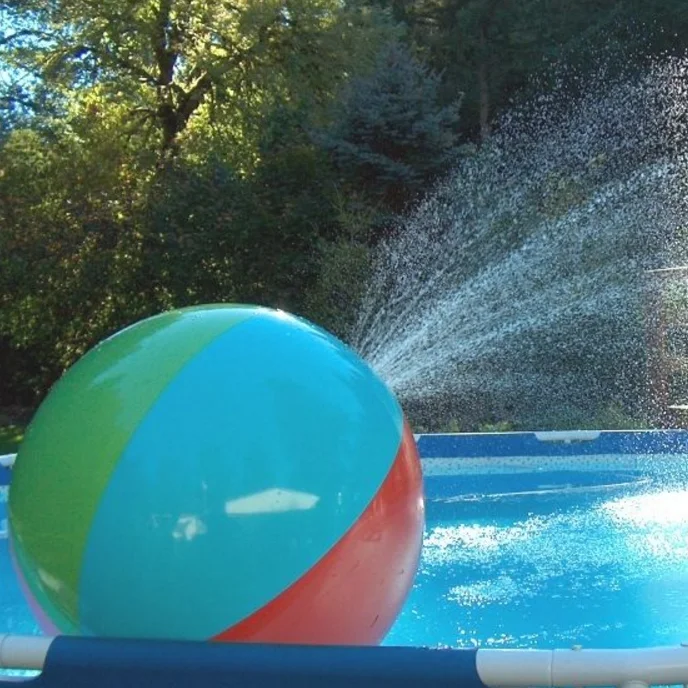 sprinkler beach ball