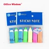 Fluorescent index plastic sticky note,colorful PET page marker,adhesive sticky note Memo Pads