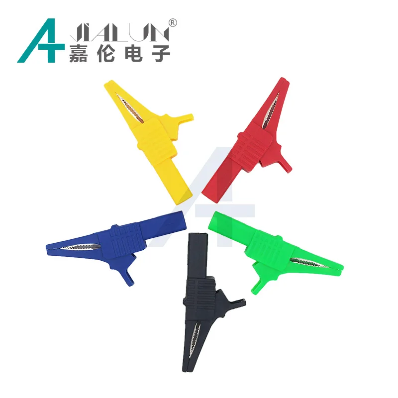 Jialun High Voltage Measurement Nylon Kelvin Clip With 4mm Hole Red And