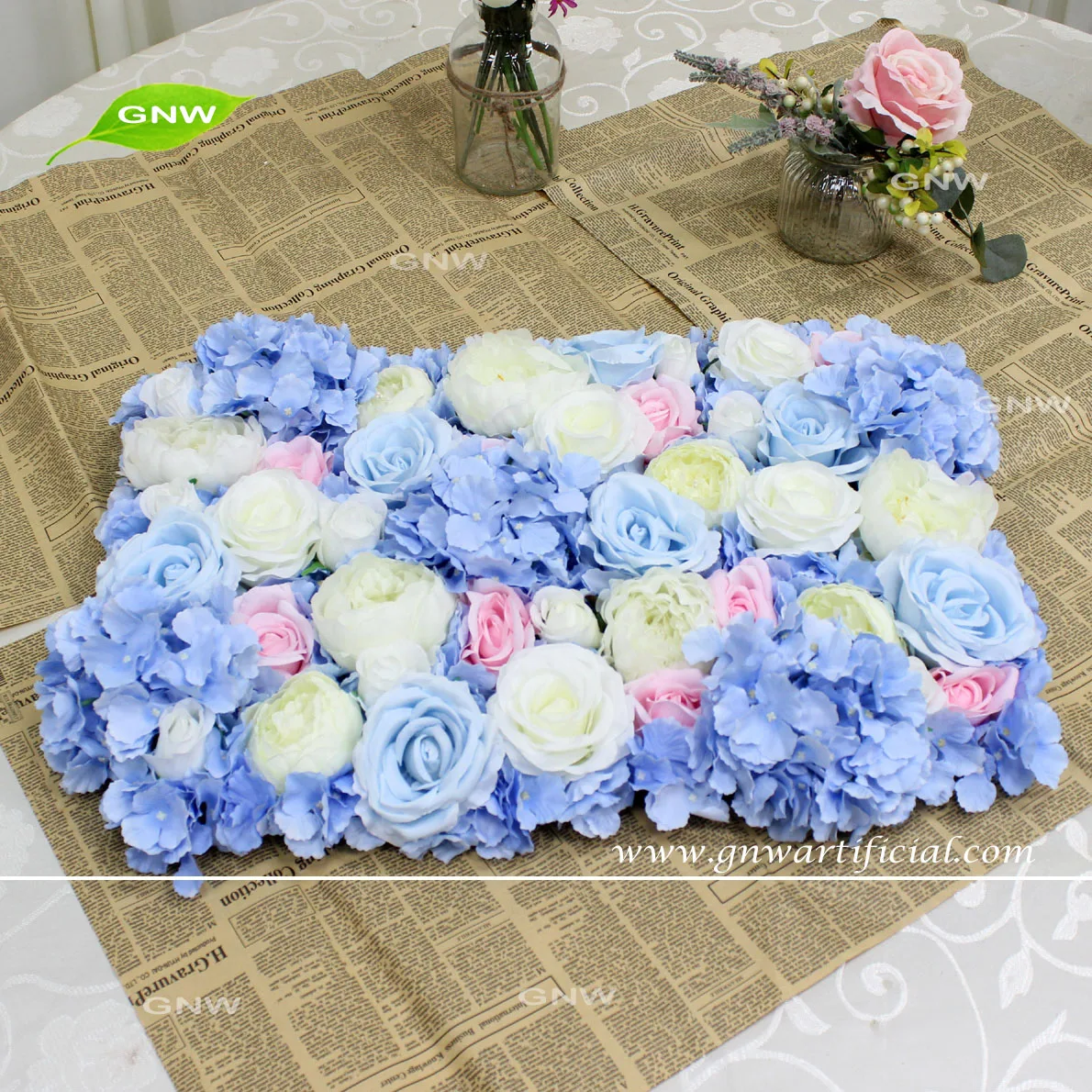 Gnw Flower Mat Backdrop Wedding Decoration Wall Gnw Flower Mat Backdrop Wedding Decoration