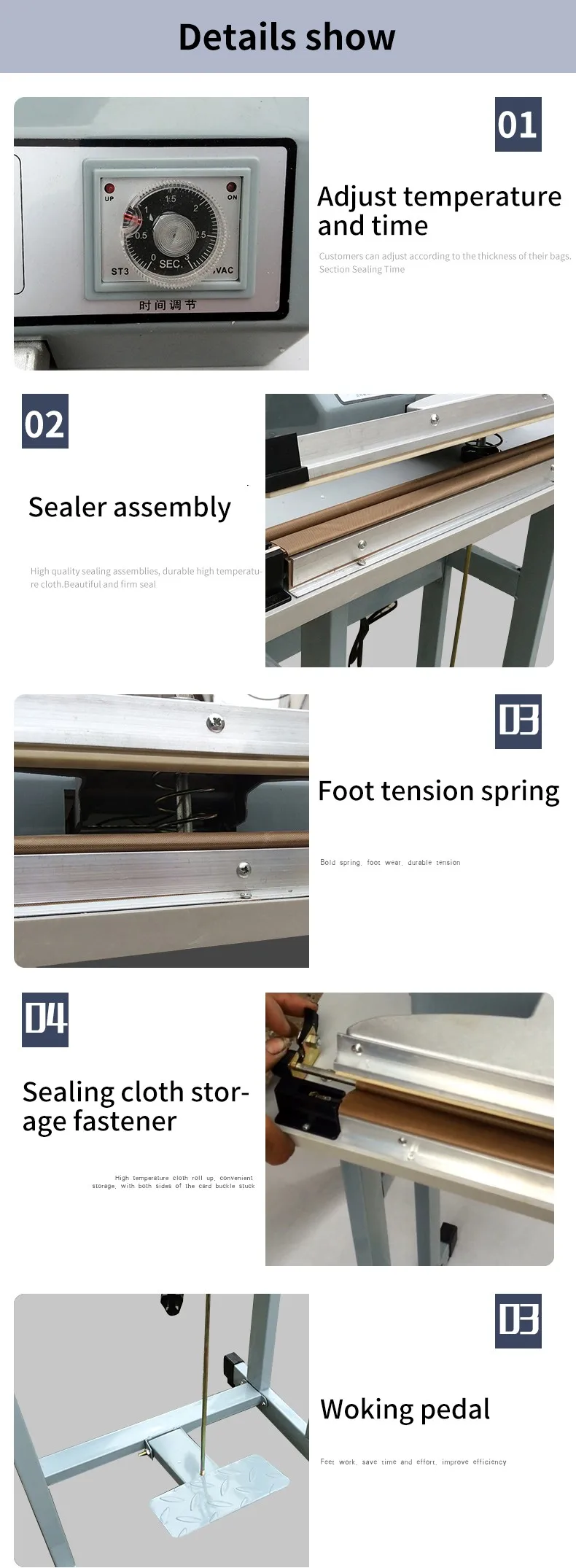 Foot Pedal Bags Sealer Pedal Cutting Sealing Machine Buy Foot Pedal