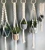 100% Eco- Friendly Handmade Macrame Plant hanger holders made of organic cotton yarn