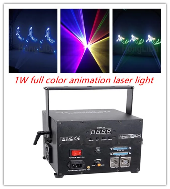 1w Green Laser Light Full Color Fireworks Laser Light Outdoor Laser