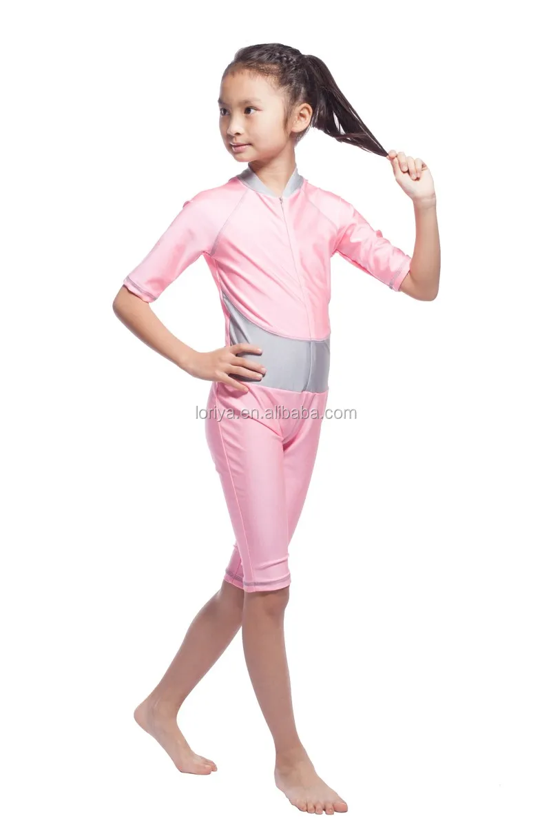 Better Quality Dubai Children Swimwear Capri Swim Suit Pretty Fancy